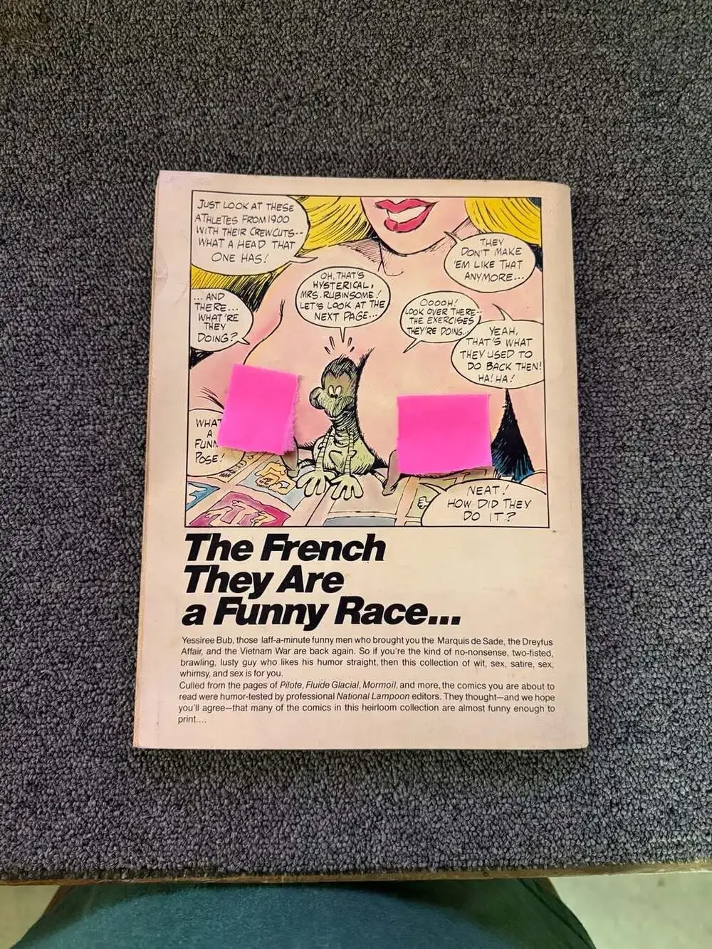 National Lampoon Presents French Comics (The Kind Men Like) 1977 Vintage Humor M